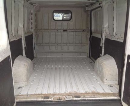 Fiat ducato L1H1 bílá barva zavazadlový prostor